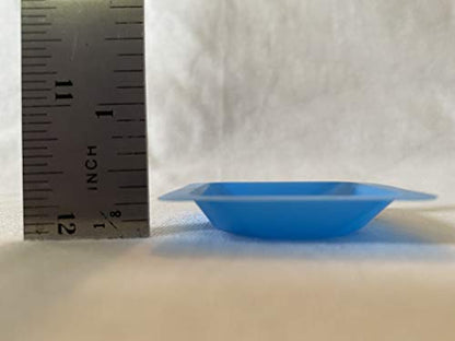 Standard Weighing Boats, W-S46-BL-50, 46mm, Small, Blue, Pack of 50