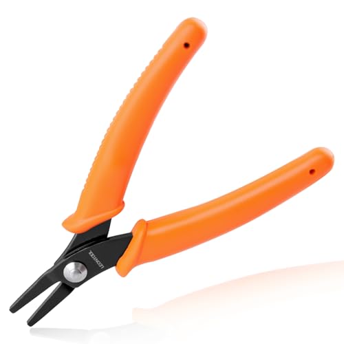 5.5 Inch Thin Flat Nose Pliers With Smooth Jaw - Precision Jewelry and Craft Making Tool for Wire Straightening - Duck Billed, Chain Nose, Micro Pliers - style: Pliers with Smooth Jaw