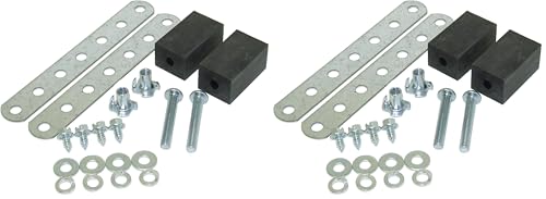 Hayden Automotive 238 Rubber Block Mounting System (Pack of 2) - size: 1 Count (Pack of 2)