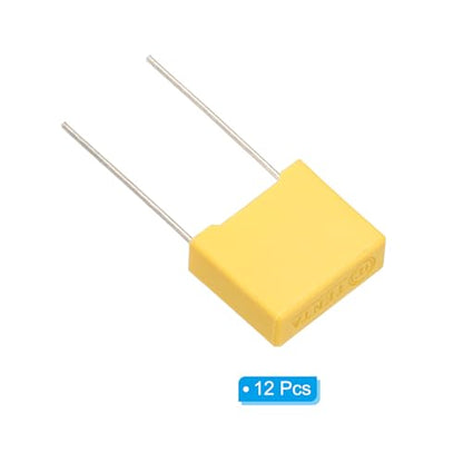 PATIKIL Safety Capacitors 12Pack 0.033uF AC 275V 10mm Pin Pitch 13x11x5mm - size: 10mm Pin Pitch, style: 0.033uF