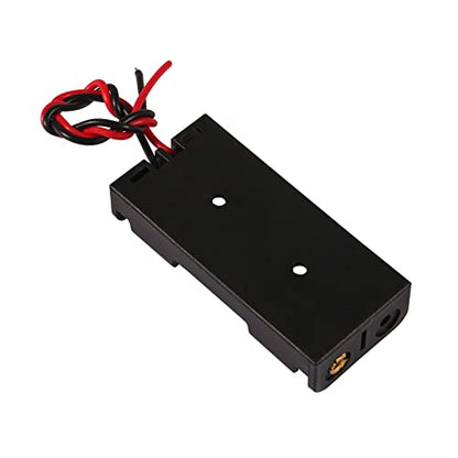 12pcs AAA Battery Holder 2 x 1.5V AAA Battery Holder Case Box AAA Battery Holder with Wires - color: 2 AAA Battery Holder