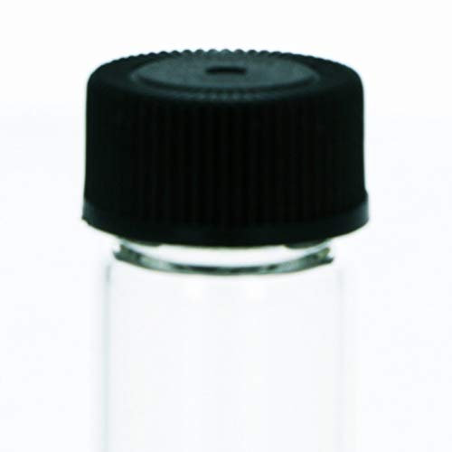 144pk 3/4 Dram Small Glass Vials with Screw On Cap, Hobby and Craft Lab Sample Vial Set - size: 3/4 Dram