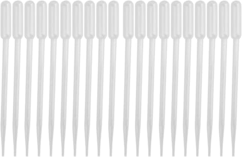 Yesallwas Plastic pippets Dropper 10ml 20Pcs, Large Pipette Dropper for Lab Measuring and distributing Liquid (Pack of 2) - size: 10ml 20Pcs (Pack of 2)