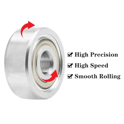 30Pcs 693ZZ Ball Bearing Deep Groove Double Shield Bearing Miniature - size: 693ZZ