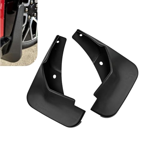 2 PCS Mud Flaps Guards, Splash Proof Scratch-resistant Protective Shield, Rubber Impact-resistant Mudguards Accessories, Universal for Most Suvs (Black #M) - color: Black #M