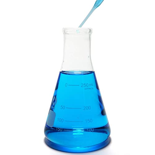 Glass Erlenmeyer Flask Set Graduated Flasks 50ml 150ml 250ml - size: 50ml+150ml+250ml