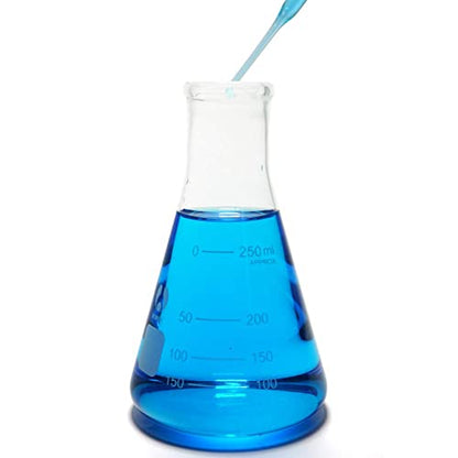 Glass Erlenmeyer Flask Set Graduated Flasks 50ml 150ml 250ml - size: 50ml+150ml+250ml