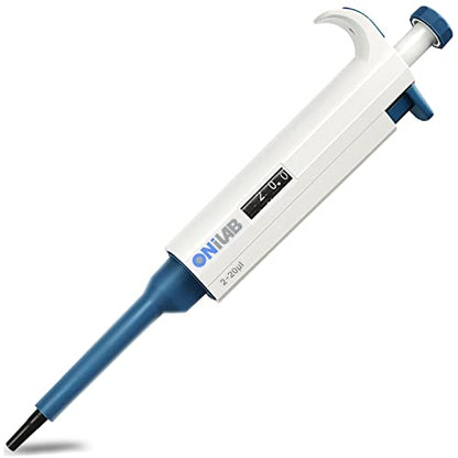 ONiLAB Single Channel Adjustable Pipettor, Micropipette 2-20μL - size: 2-20ul