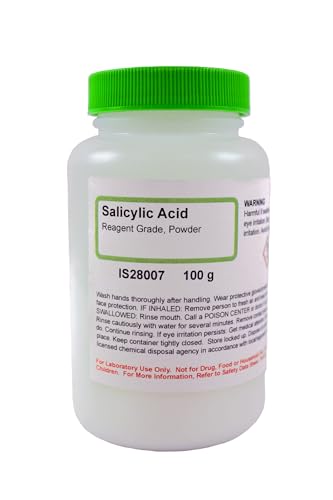 Innovating Science - Salicylic Acid, Reagent Grade, 100g - Natural Acid for Analytical Chemistry, pH Buffering, and Chemical Synthesis