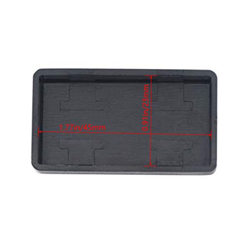 Zulkit 8Pcs Project Boxes ABS Plastic Electrical Project Case Power Junction Box Black 1.97 x 1.10 x 0.59 inch (50 x 28 x 15 mm) - color: 8 PCS, size: 1.97" x 1.10" x 0.59"