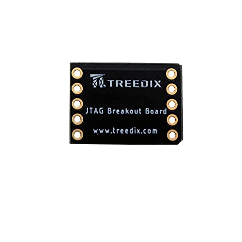 Treedix 2pcs JTAG Breakout Board Adapter Converter SWD Breakout Jtag Debug Board with 2 Row 1.27mm Pitch 10pins Female to Female IDC Connector Flat Flexible Gray Ribbon Jumper Cable 200mm for J-Link