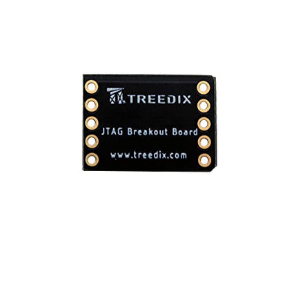 Treedix 2pcs JTAG Breakout Board Adapter Converter SWD Breakout Jtag Debug Board with 2 Row 1.27mm Pitch 10pins Female to Female IDC Connector Flat Flexible Gray Ribbon Jumper Cable 200mm for J-Link
