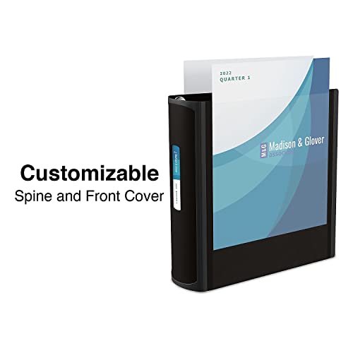 Staples Better 4-Inch D-Ring View Binder, Black, Reinforced Spine - color: Black, size: 4-Inch