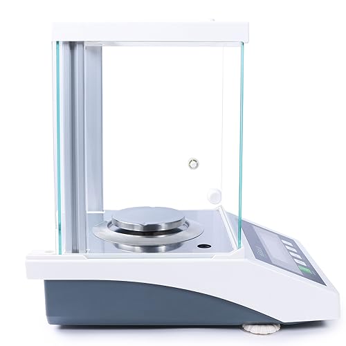 U.S. Solid 0.1 mg Analytical Balance with Automatic Internal Calibration, 220g x 0.1mg, 0.0001g Lab Science Electronic Balance, Electromagnetic Transducer - size: 220 g with Automatic Internal Calibration