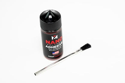 Nano Polymer Adhesive (50ml) - Ultimate 3D Printing Bed & Build Plate Adhesion - No Mess, Non-Toxic, Works for PLA, ABS, PEI, PEEK, Nylon, PC and More. Easy Application, Easy to Clean!
