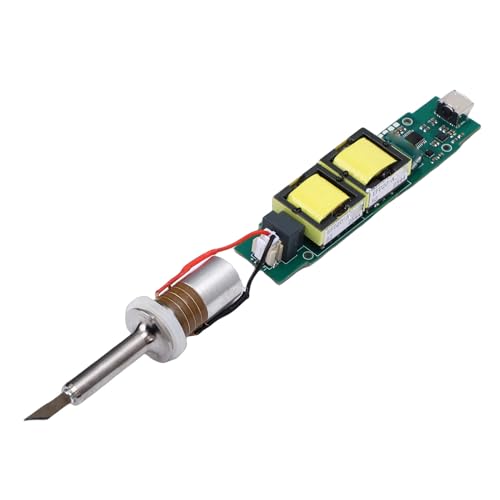 Ultrasonic Cutter Transducer, 30W 40KHz Ultrasonic Cutting Tool Transducer, Drive Module Blades with High Efficiency, Ideal for 3D Print Plastic, Wood & Resin
