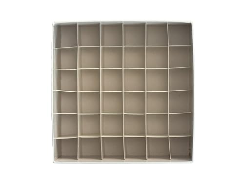 Cardboard Cryogenic Tubes Storage Box Cryobox and Dividers 5ml 36well Pack of 4 - size: 5ML-36 Wells