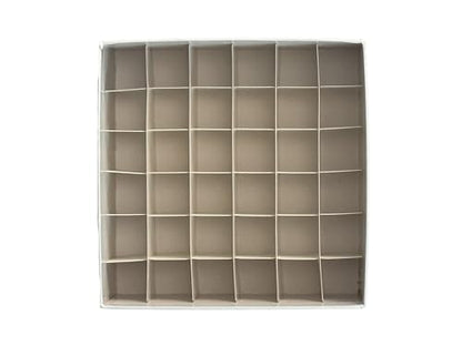 Cardboard Cryogenic Tubes Storage Box Cryobox and Dividers 5ml 36well Pack of 4 - size: 5ML-36 Wells