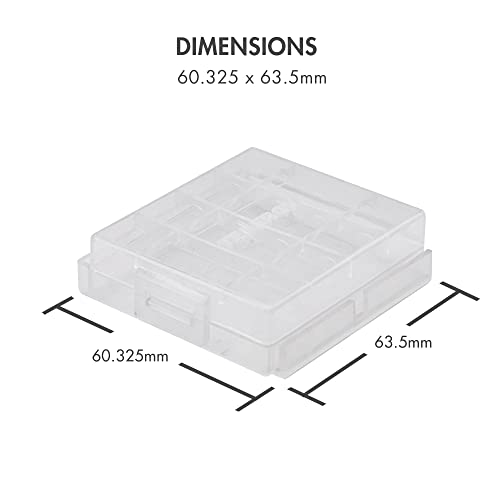 Tenergy 10 Pack Plastic Storage Case for AA/AAA Batteries (Batteries Sold Separately) - size: 10 Pack