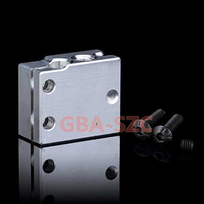 2PCS Volcano Heater Block,Precision Aluminum PT100 Volcano Heating Block with Silicone Sock,for Sidewinder X1 X2,Volcano Hotend, Nozzles, Prusa i3, FLSUN SR - color: Heatblock-Volcano 2PCS