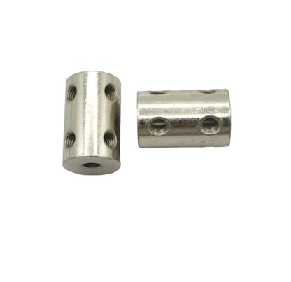 5Pcs 4mm to 5mm Shaft Coupler Connectors,Steel Coupler Rigid Couplings Adapter with Screws for CNC Machine 3D Printer RC Motor Accessories and DIY - size: 4mm to 5mm