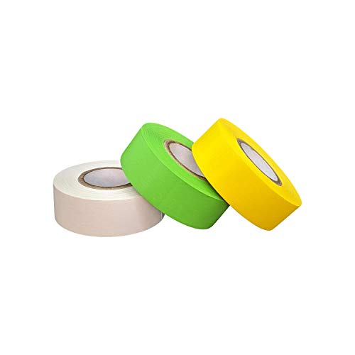 Bartovation Lab Labeling Tape, 3/4 in x 500 in, 3 Rolls, Assorted Colors - size: 500*75*1 inches