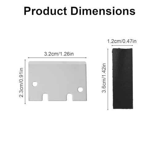 6pcs Professional 3D Printer Scraper Blades, Steel Removal Spatula Set with 6 Magnetic Base Pads & 12 Screws Compatible with Bambu Lab A1/X1/P1 Series
