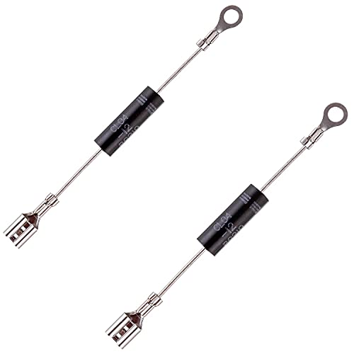 BOJACK CL04-12 Microwave Diodes 0.5A 12KV Compatible for WB27X10597 W10492276 Replaceable Parts 4512,T4512, CL4512 High Voltage Diode (Pack of 2) - size: CL04-12 500mA 12KV