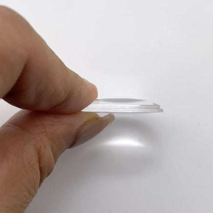 Double Convex Lens - 29mm Diameter, 45mm Focal Length, Optical biconvex Lens for Physics Experiments, Photography, Magnifying, and DIY Projects - Pack of 5pcs (29mm x H5.4mm x F45) - size: 29mm x H5.4mm x F45