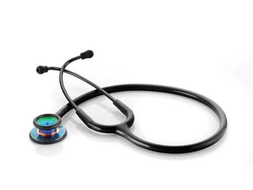 ADC Adscope 603 Diagnostic Clinician Stethoscope, AFD Tunable Technology - color: Iridescent Tactical