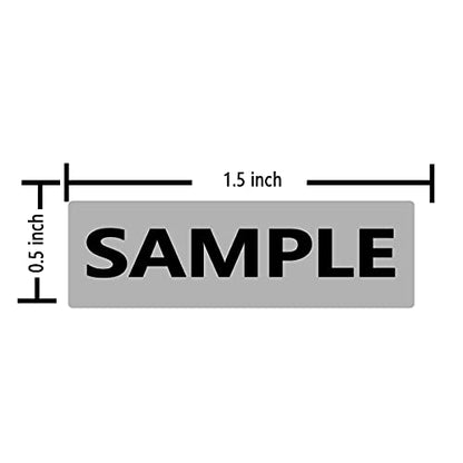 Sample Inventory Stickers Labels, 1.5x0.5 Inches, 600 Pcs - size: 1.5x0.5 Inch