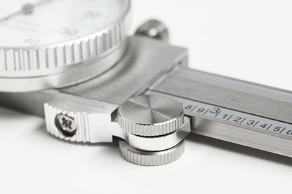 PEC Dial Caliper 0-6 Inch, Stainless Steel Precision Measuring Tool - size: 0-6“