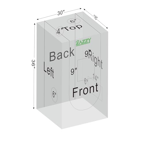 Zazzy Grow Tent 18"x30"x36" Heavy Duty Indoor Growing Tents - size: 18"x30"x36"
