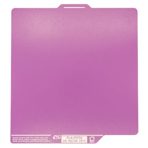 257x257mm Cold Build Plate for Bambu-Lab A1/P1S/P2S/P1P/X1C/X1E/X2D - color: Amethyst Texture, size: A1/X2D/P1S/P2S/P1P/X1C/X1E