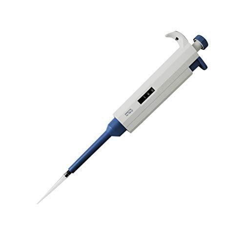 Variable Volume Single Channel Pipette, Adjustable Pipettor, 10-100 microliter - size: 10-100ul