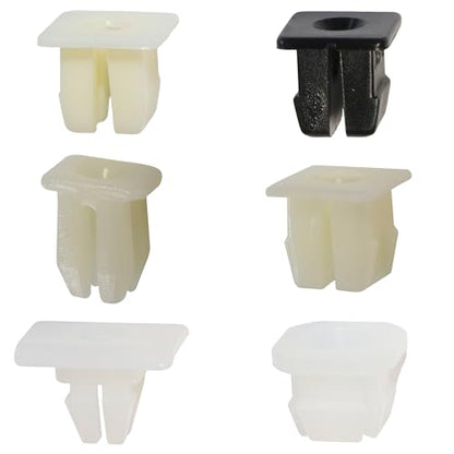 240pcs Grille Headlight Bezel Nylon Nut License Plate Nut #6,#8,#10,#12,#14 - size: 24 Size 240pcs B