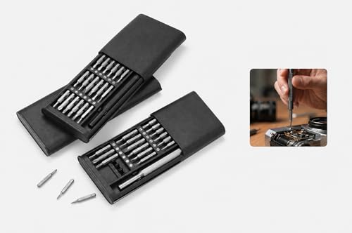 25 in 1 Precision Screwdriver Set, Mini Repair Tool Kit with Magnetic CR-V Bits – Compatible with MacBook, iPhone, Laptop, PC, PS5, Xbox, Switch, Glasses, Watch, Doorbell, Electronics