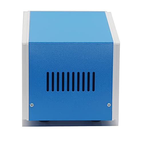 Zulkit Electronic Enclosures Blue Metal Enclosure Project Case DIY Box Junction Case Enclosure Preventive Case (7.1" x 4.3" x 5.1") - size: 7.1" x 4.3" x 5.1"