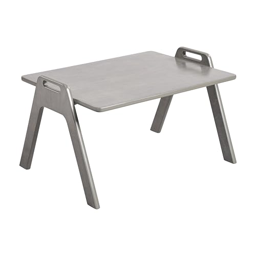 ECR4Kids Table2Go Portable Lap Desk for Kids, Grey Wash - color: Grey Wash