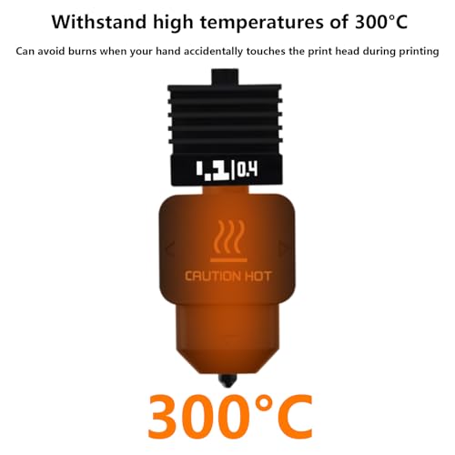 5PCS Silicone Socks for H2D Hotend, Heating Block Nozzle Protect Silicone Cover 3D Printer Parts Accessories for Bambu Lab H2D, High Temperature Resistance & Durable Silicion Sleeve - style: Silicone Socks (5PCS）
