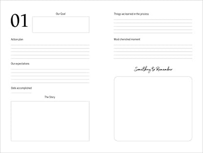 Our Bucket List: A Journal for Couples: Create Your Dream Life Together and Record Your Adventures