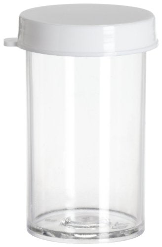 SP Bel-Art Snap Cap Styrene Vials; 7 dram (26ml), PE Cap (Pack of 144) (F17575-0007) Made in USA - size: 7 Dram (Pack of 144)