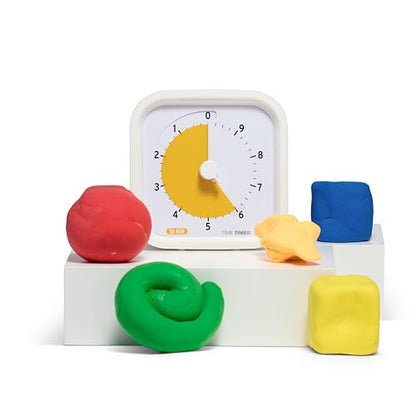 TIME TIMER 10 Minute MOD Education Edition ⁠— Visual Timer with Desktop Software for Kids Classroom Learning, Productivity Timer, Study Tool and Office Meetings with Silent Operation (10min) - size: (Pack of 1), style: 10 Minute