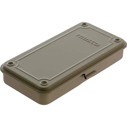 TRUSCO T-19LS Trunk Tool Box, 80.9 x 4.9 x 1.3 x 1.3 inches (203 x 109 x 35 mm), Light Sand - color: light sand, size: Half L