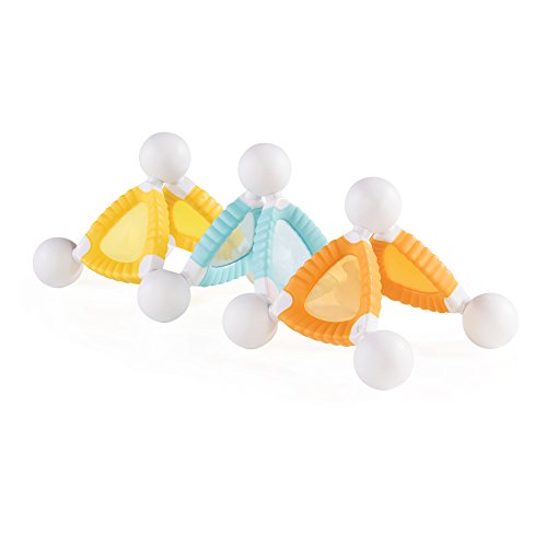 Guidecraft Grippies Windows - 24 Piece Set, Stem Soft Grip Magnetic Building Toy for Toddlers - style: Windows - 24 pc. set