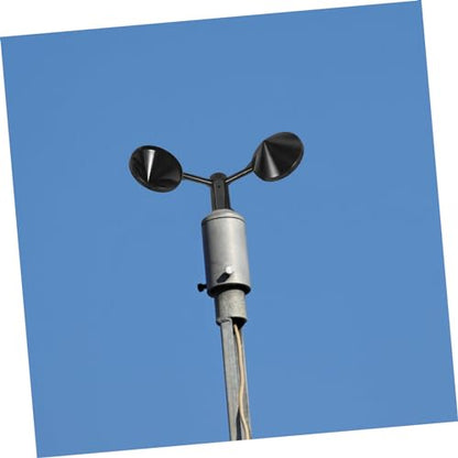 Anemometer Cup Replacement 3 Cup Wind Speed Sensor Housing Lightweight Wind Meter Accessory for Outdoor Weather Monitoring Easy to Install 5.90 X 5.90 X 2.44 in