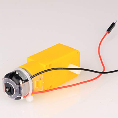 Gebildet 6pcs DC3V-12V DC Prewired Geared Motor for Four-Wheel Drive Toy Car/Robotic Body/Aircraft Toys.Batch Number:Double Axis 1:48 - style: motor with wire