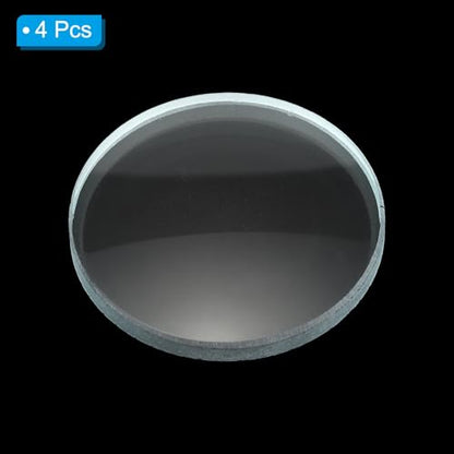 PATIKIL Concave Lens, 200mm Focal Length 50mm (1.97") Diameter Round Glass Magnifying Telescope Lens Trial Set Ground Edge for Lab Physics Class Optics, 4 Pcs - size: -200mm FL, 50mm Dia.