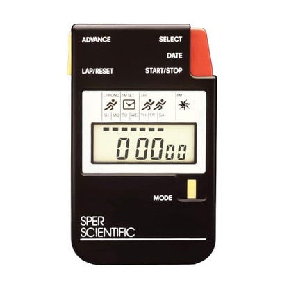Sper Scientific Large Display Digital Stopwatch with Clock Functions & Alarm 810022 - Easy-to-Read LCD Timer, Durable & Portable Stopwatch for Labs, Classrooms, Sports Events & More