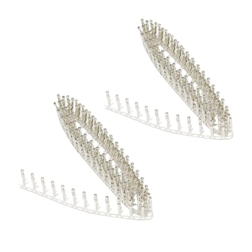 200PCS 2.54mm 18-24awg Female Pins Connector Kit Female Crimp Terminal Connector for Dupont Jumper Wire Cable Connector - color: 200PCS Female